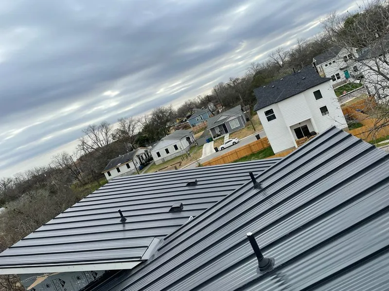 Standing seam metal roof panels with vents for Skylight Repair in Spanish Springs